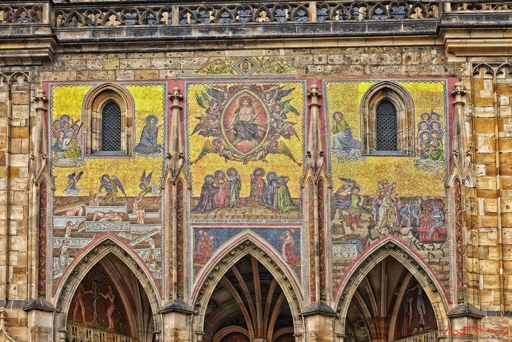 Золотые ворота собора Святого Вита, Прага
