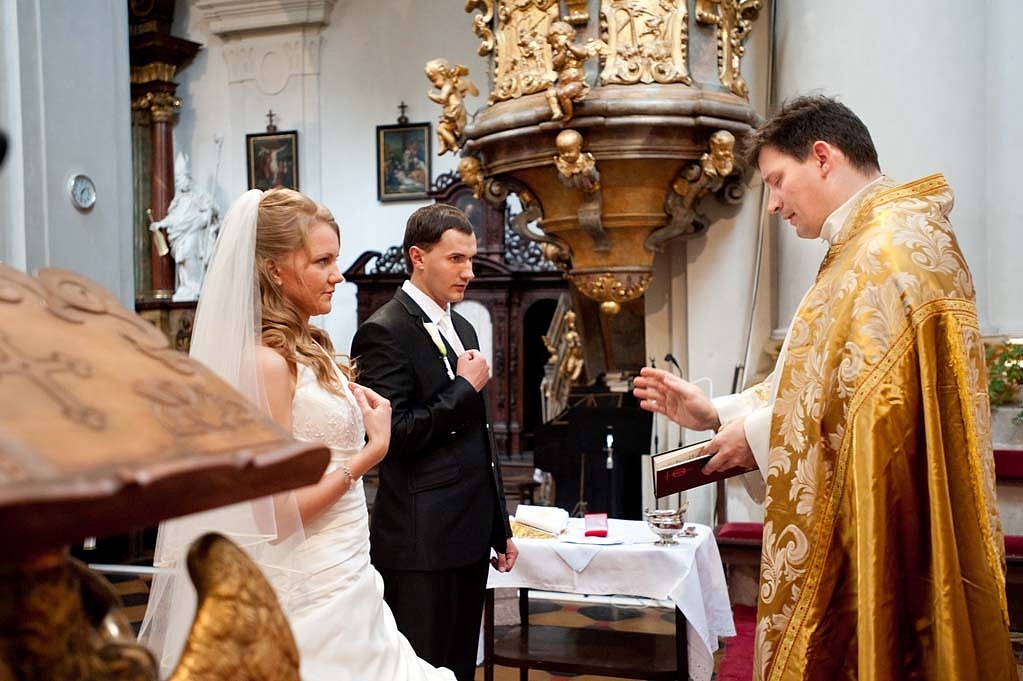 Католические венчания в Праге, костел Св. Томаша