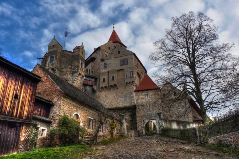Замок Пернштейн в Чехии